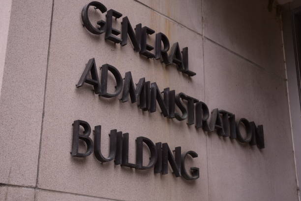 istock Close Up Of General Administration Building Sign 1174307139