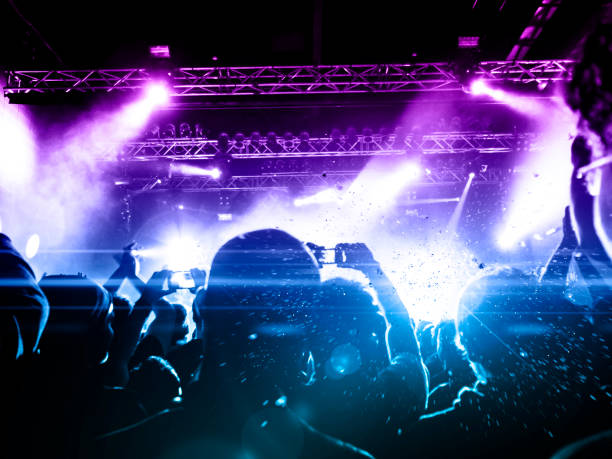 istock Concert crowd in front of a live stage 1174314850