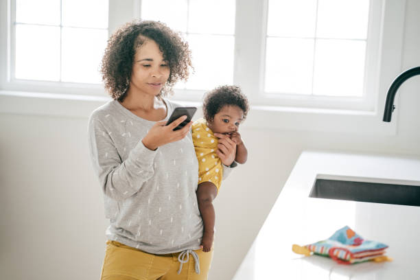 istock Mom and baby having great time together 1174324119