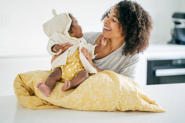 istock Mom and baby having great time together 1174324222