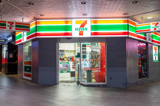 7 Eleven Store, Sydney, Australia stock photo