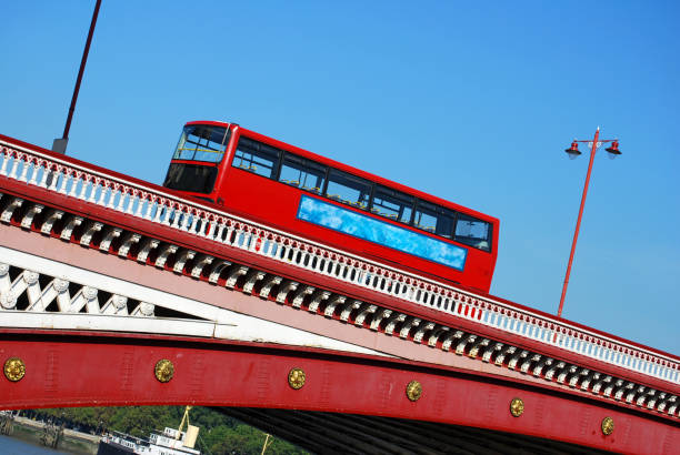 istock Red bus in London 117432700
