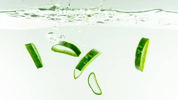 istock Aloe vera splashing in the water 1174332181
