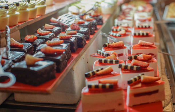 istock strawberry mousse, vanilla and chocolate cake 1174332849