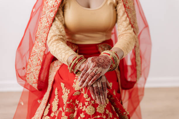 istock Perfect mehndi for any bride 1174342542