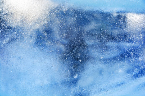 istock Abstract frozen water.Ice texture winter background 1174343394