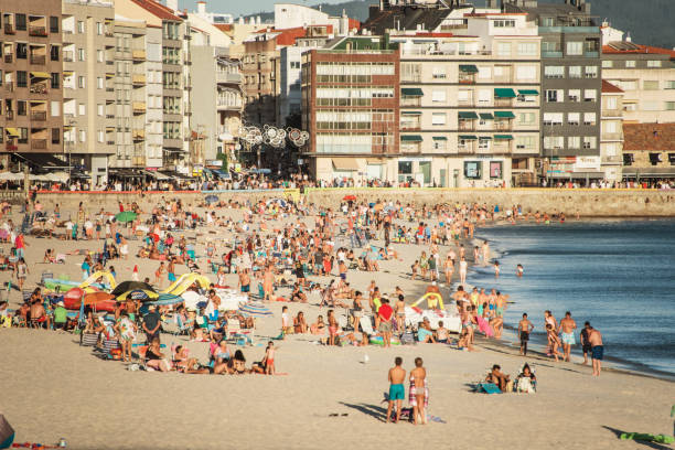 istock Crowded beach in Sanxenxo, Galicia, Spain 1174347665