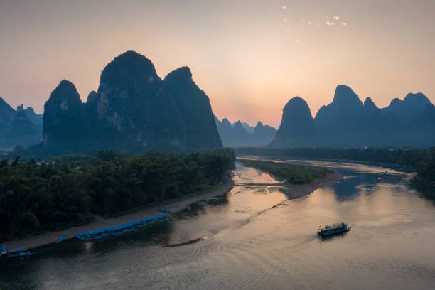 istock lijiang river in guilin 1174347909