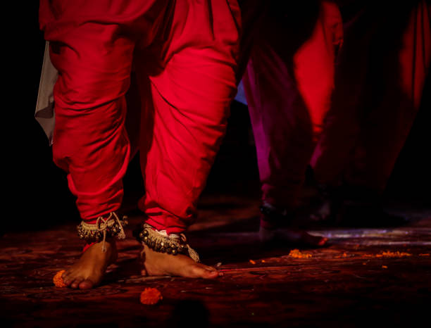 istock indian classical dance form in feet with musical anklet with selective focus and blur 1174356081