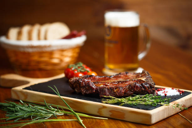 istock shank, a meat medallion on a served table 1174363867