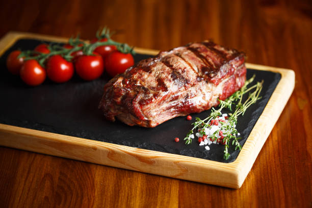 istock shank, a meat medallion on a served table 1174363922