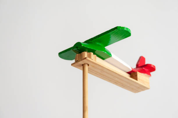 wooden Mexican Matraca on a white background