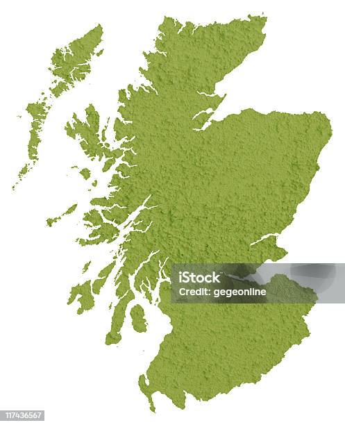 Green Mapy Scotland - zdjęcia stockowe i więcej obrazów Mapa - Mapa, Szkocja, Hebrydy Zewnętrzne