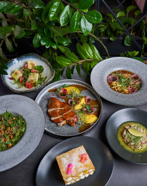 istock set of several Asian dishes 1174365975