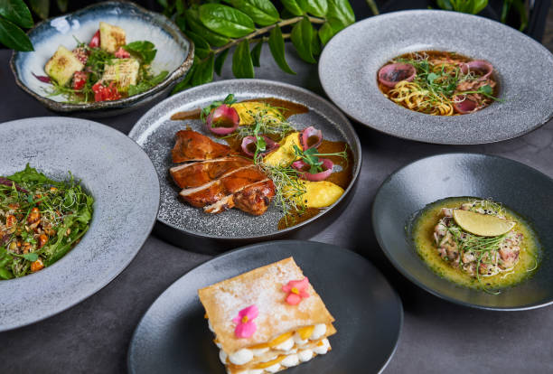 istock set of several Asian dishes 1174365976