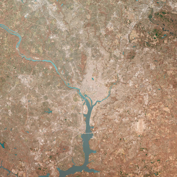 istock Washington DC 3D Render Aerial Top View Mar 2019 1174372896