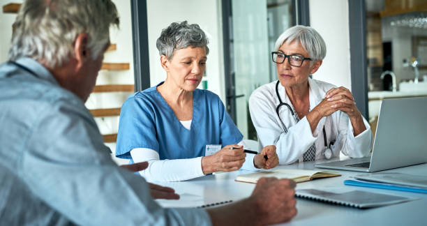 istock Running through their daily medical schedule 1174379275