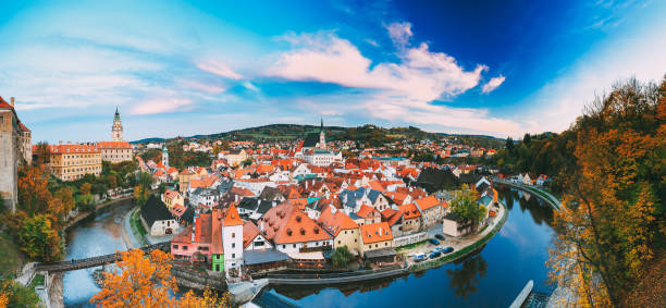 istock High Angle View Of Townscape By River Against Sky 1174383636