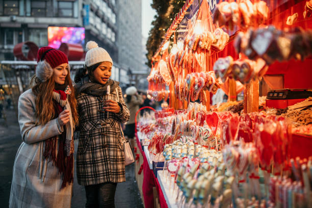 istock Two young women shopping for Christmas 1174386980