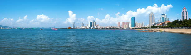 istock Beautiful City Skyline, Qingdao, China 1174399193