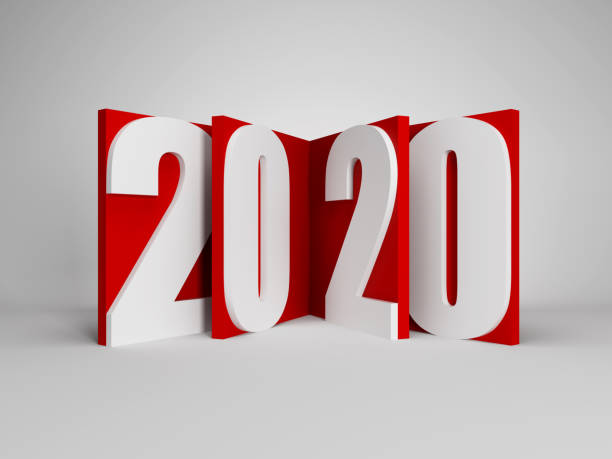istock 2020 Happy new year creative design background or greeting card 1174406301