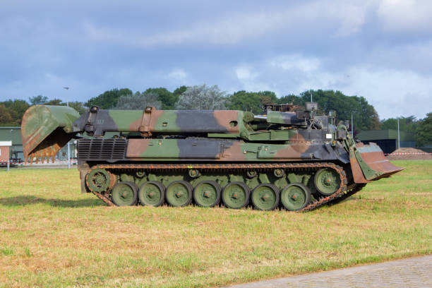 istock Military armored tank dozer from german army 1174409812