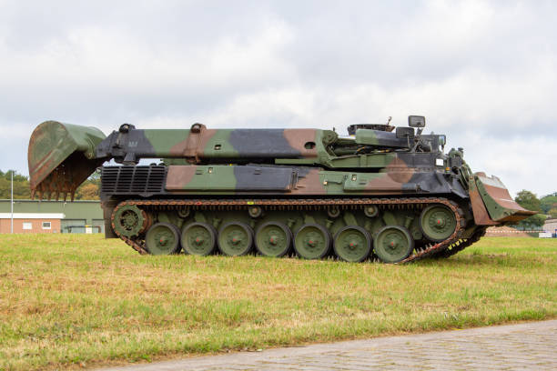 istock Military armored tank dozer from german army 1174409829
