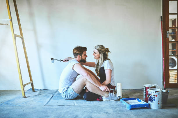 istock Our painting project brought us even closer together 1174420354