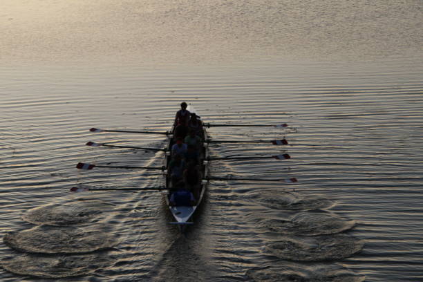 istock Rowing boat along the Arno river 1174423230