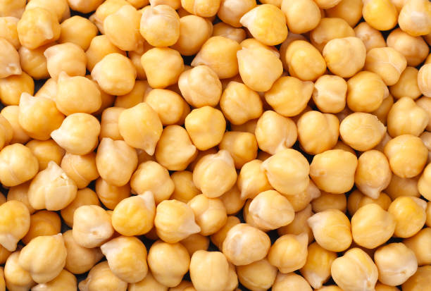 istock healthy food. chickpeas background. chickpeas texture. macro. top view 1174430360