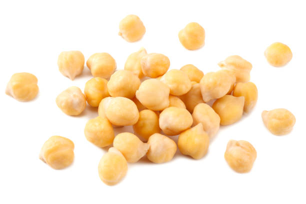 istock chickpeas isolated on a white background. food 1174430562