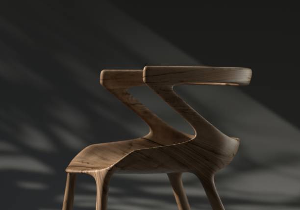 istock Modern designed wooden chair 1174432219