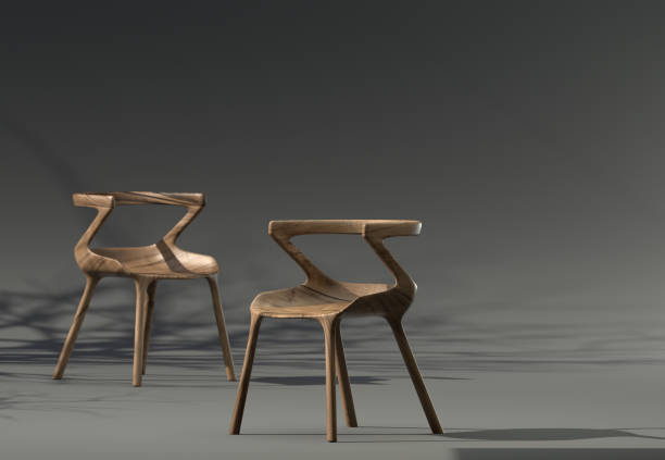 istock Modern designed wooden chair 1174432310