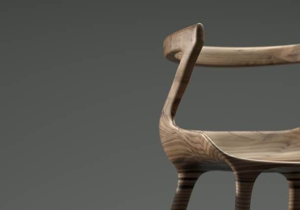 istock Modern designed wooden chair 1174432318