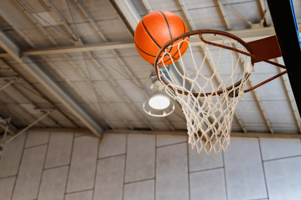 istock Basketball that is likely to be shot 1174435225