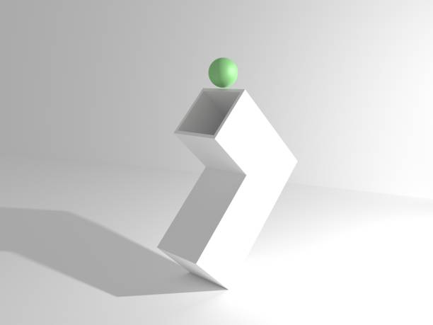 sphere balances on top of a group