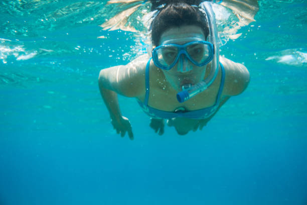 istock Snorkeling and having fun in the sea 1174436969