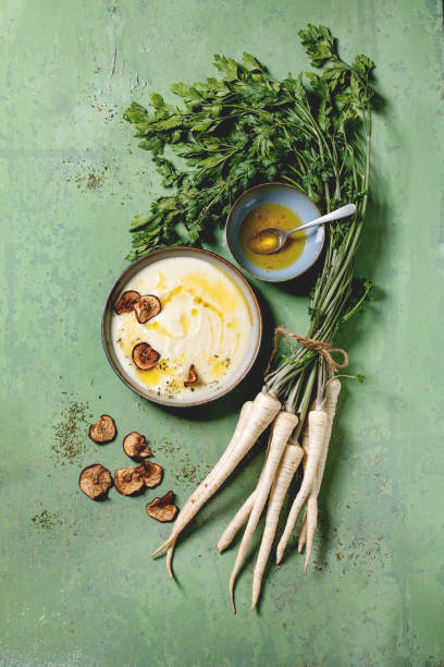 istock Parsnip soup with butter sauce 1174440006