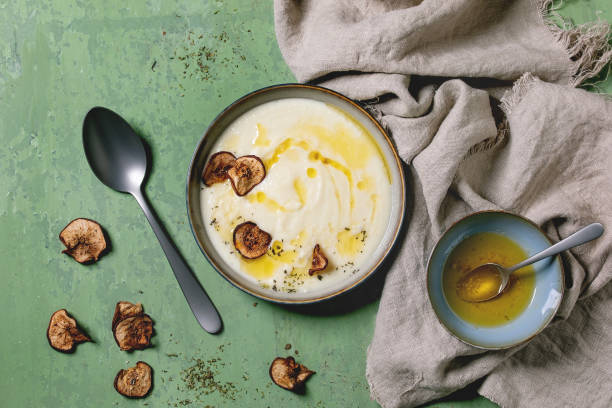 istock Parsnip soup with butter sauce 1174440032