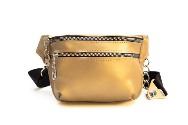 istock Golden Colored Belt Bag for Women 1174444991