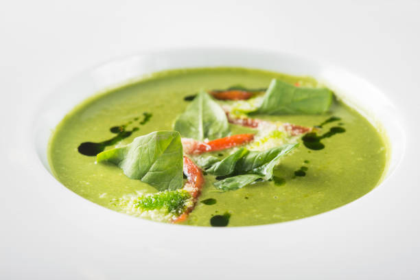 istock vegan green cream soup spinach 1174446613