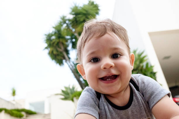 istock Baby boy looking to the camera 1174447721