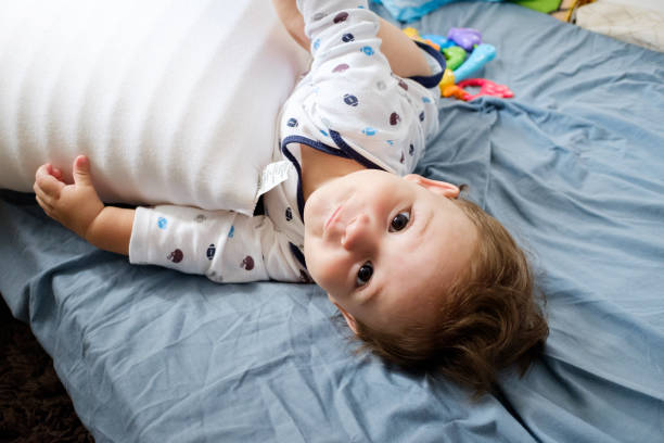 istock Baby boy looking to the camera 1174447769