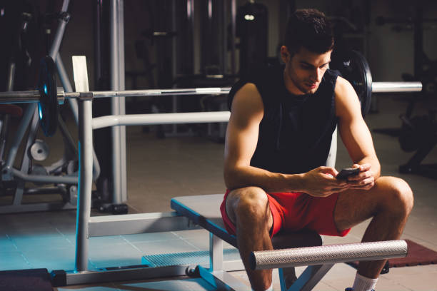 istock Online fitness instructor 1174448489