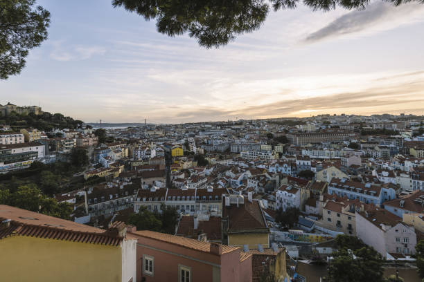 istock skyline of Lisbon at sunset from Sao Jorge Castle 1174452149