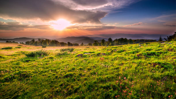 istock Mountain sunset in early autumn 1174453305
