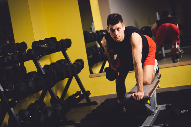 istock Man in the gym 1174454513