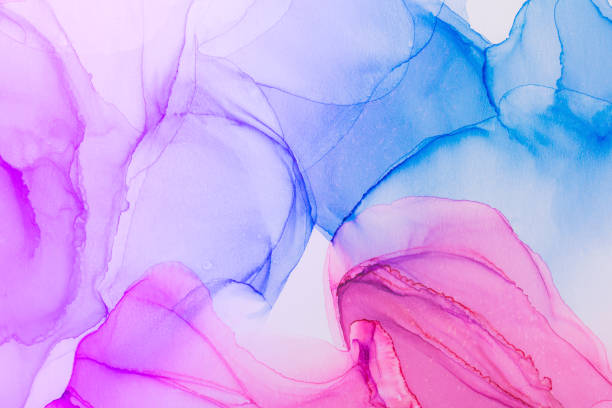 istock Colorful abstract background made of alcohol ink technique. 1174455916