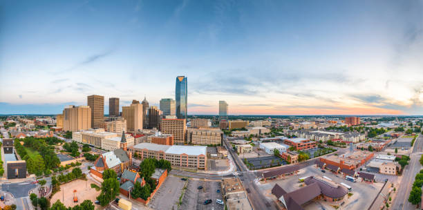 istock Oklahoma City, Oklahoma, USA at twilight 1174456519