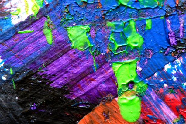 istock Watercolour and Ink Abstract Lined Background Art 1174459628